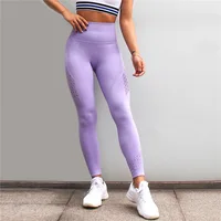 

Custom Tights High Waisted Sports Wear Yoga Workout Gym Leggings Seamless Pants For Women