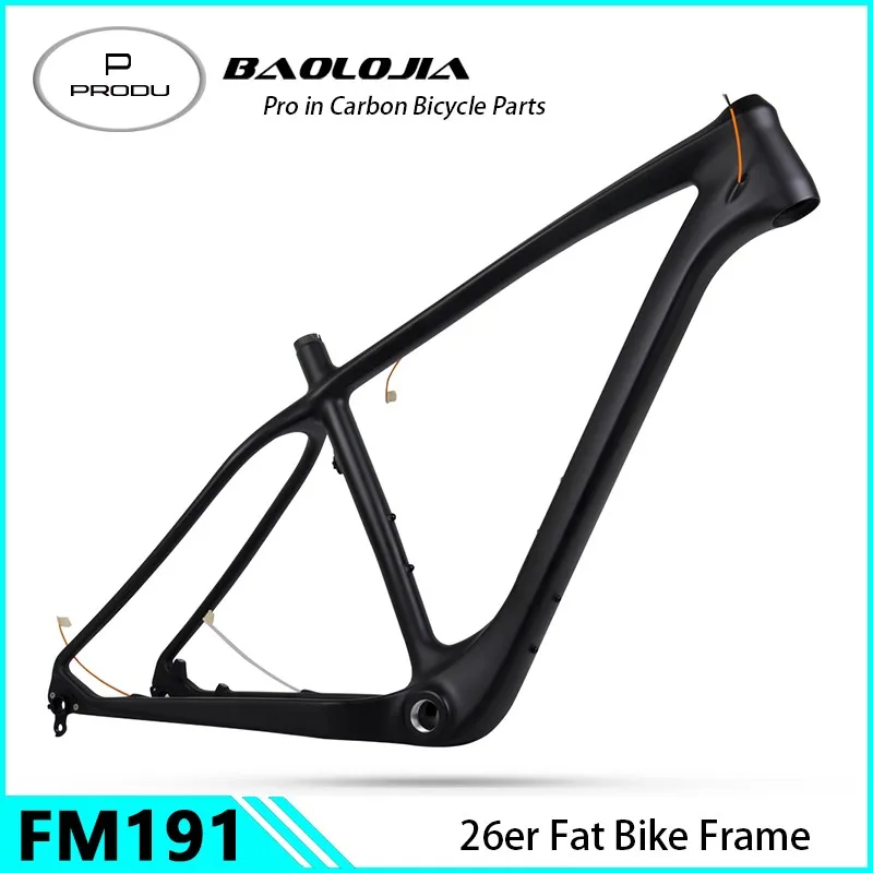 

Hot Sale 26er Imported Toray Chinese Carbon Fat Bike Frame