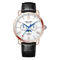 

2019 Customized logo stainless steel japan movt chrome watches
