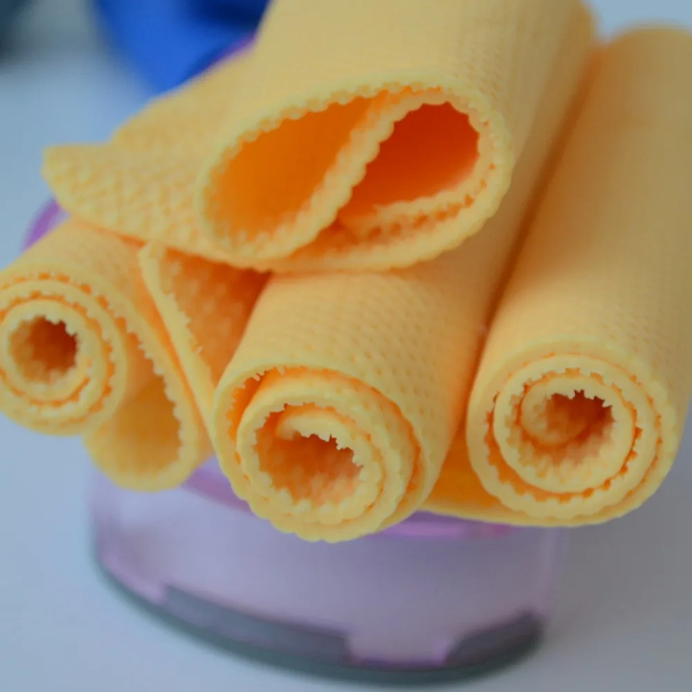 
New product 3D texture softextile absorbent car cleaning washing chammy cloth PVA synthetic chamois towel 