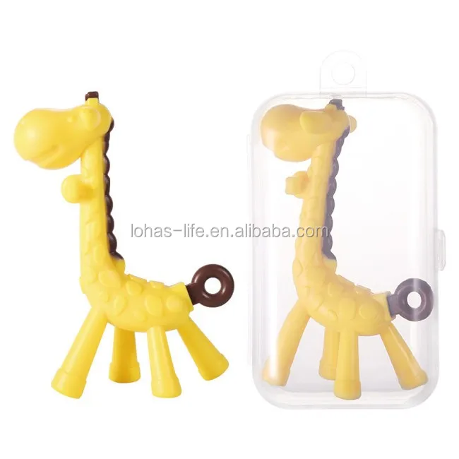 Giraffe Silicone Infant Baby Chew Teether Buy Giraffe Silicone