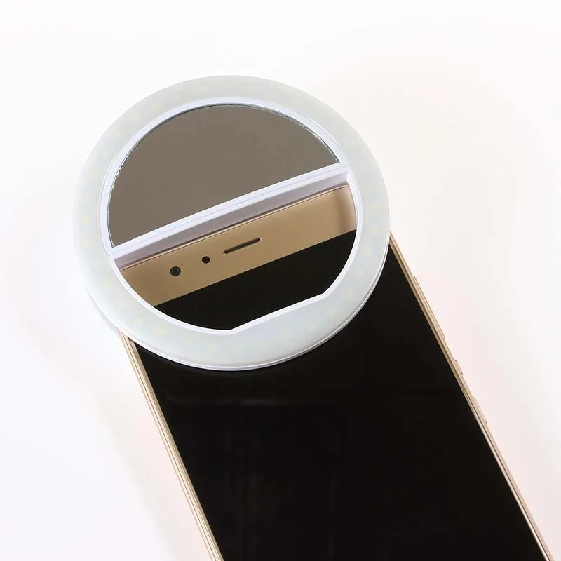 

New Arrival LED Selfie Flash Light Mobile Selfie Ring Light for Wholesale, White