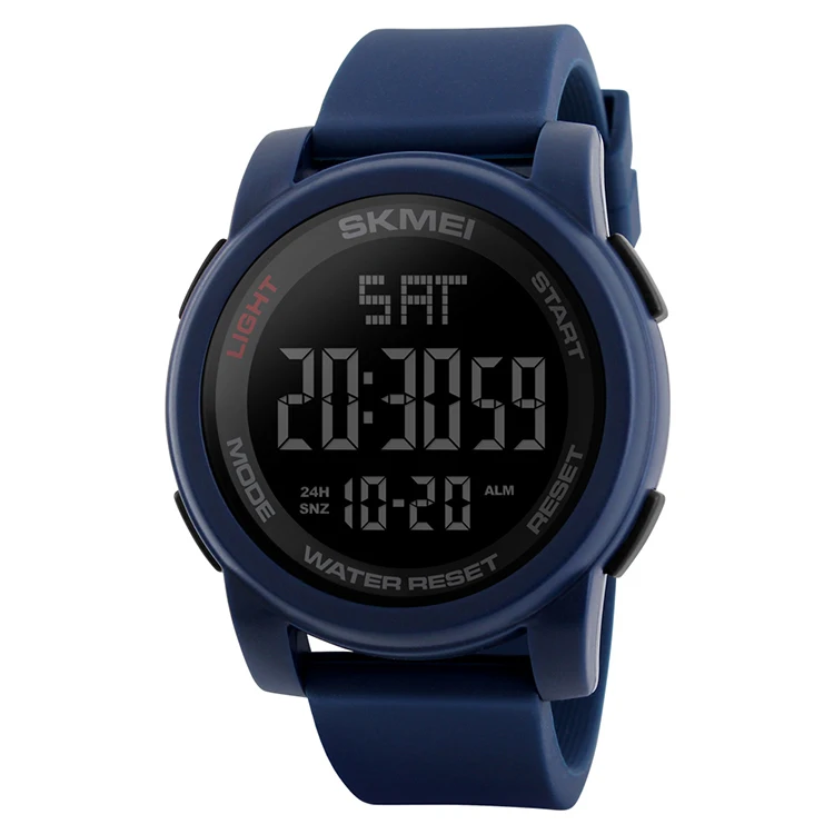 

china manufacturer watch skmei 1257 digital sport watches man jam tangan, Black,green, blue