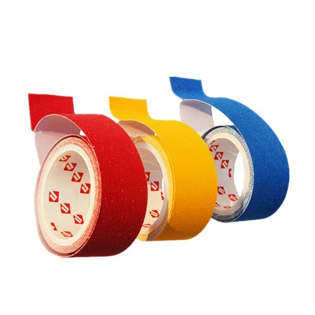 Strong Adhesive Waterproof Non Skid Black Floor Marking Antislip