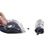 Outdoor Transparent travel vacuum clothes storage bags for clothes without pump