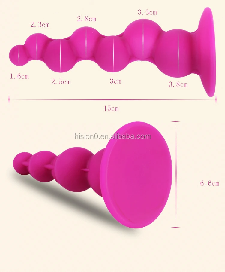 Soft High Quality Silicone Balls On Two Sides 15cm Extra Long Anal