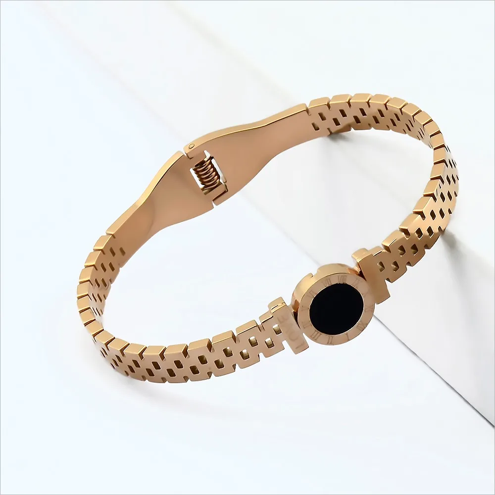 eer新品罗马数字手镯热销魅力不锈钢饰品雕刻爱情手链 - buy roman