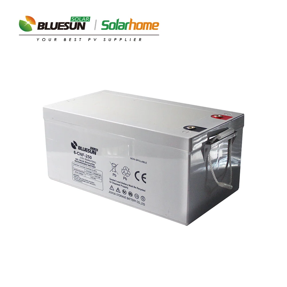 
Bluesun GEL 12V 90ah 100ah 200ah 250ah lipo gel 12v series solar battery factory price 