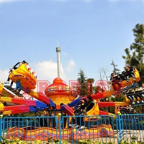 中国低价嘉年华游戏游乐园乘坐30座旋转跳跃弹跳机出售