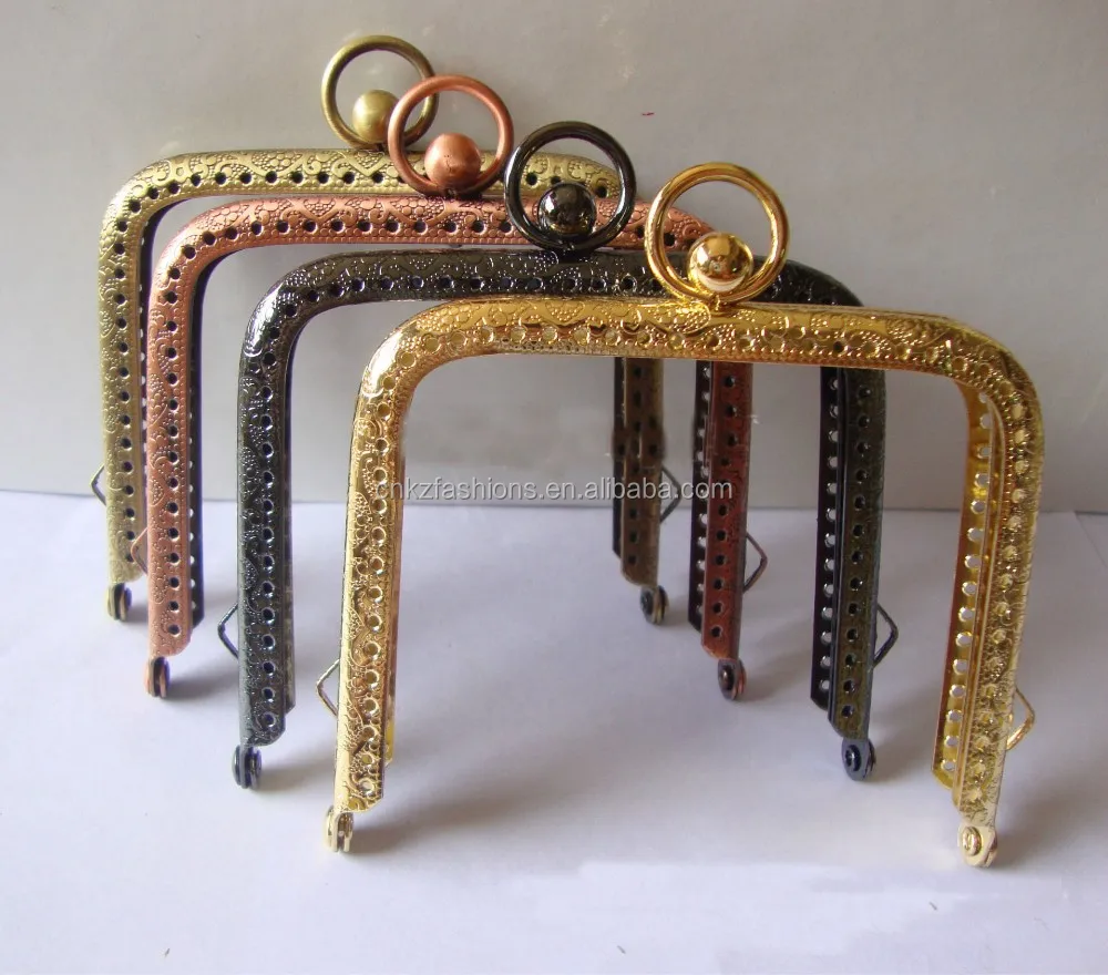 11*8cm Mlulticolor Multi Size Clutch Bag Metal Frames Hardware