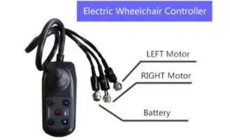 6KMH! 24v 180w electric wheelchair conversion kits with 24v 16ah lithium battery