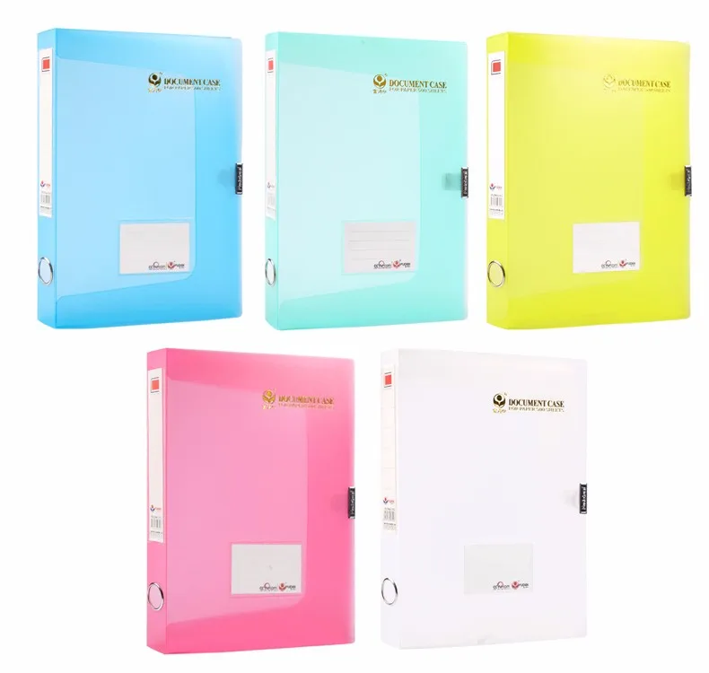 
Expanding A4 Sizes Black Drafting fold Bag A4 Plastic Folder Document Box File 