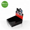 Customized Logo Classic Black Paperboard Counter Display Stand For Tape