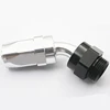 Red Blue AN6 AN-6 6 AN 90 Degree Push Lock Swivel Fuel Hose Fitting
