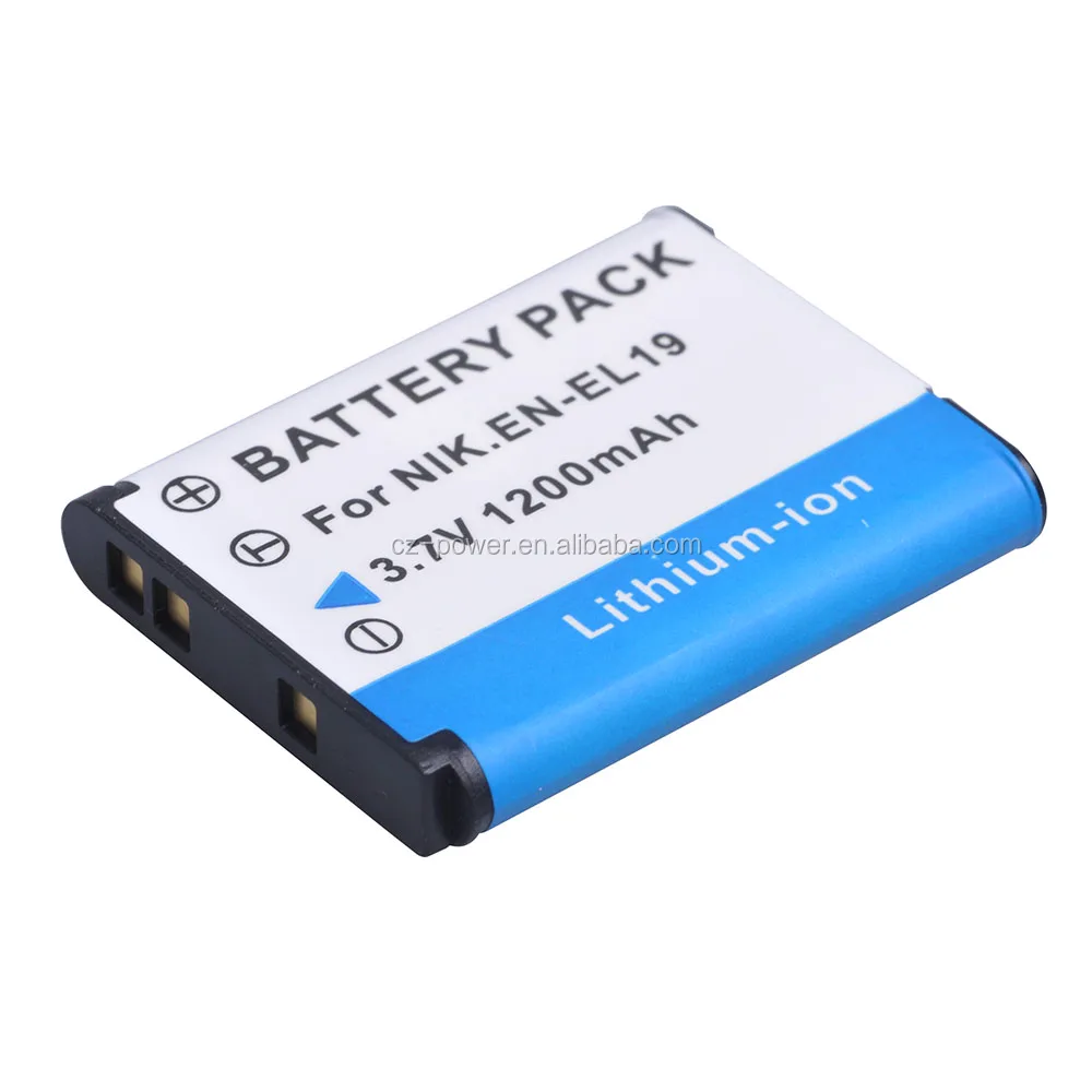 Replacement Lithium Battery Enel19 For Nikon Coolpix S3100 S3200 S3300