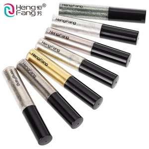 Custom Low Moq Best Waterproof  Colorful  Liquid  Private Label Make Up  Glitter Eyeliner