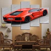 5 Panel Canvas Wall Art modernOn Canvas red Sports car Large Wall Canvas