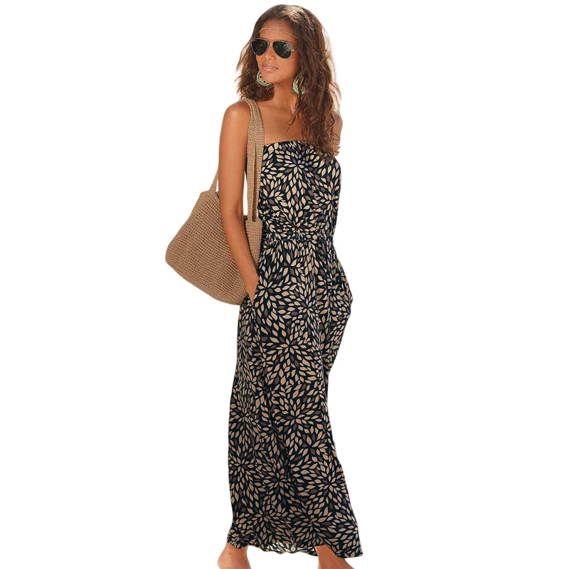 

Ladies Sexy Dress Bohemian Floral Print Ladies Maxi Dress
