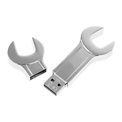 

2019 Metal Wrench USB Flash Drive 8GB USB Pen Drive With Free Laser Logo