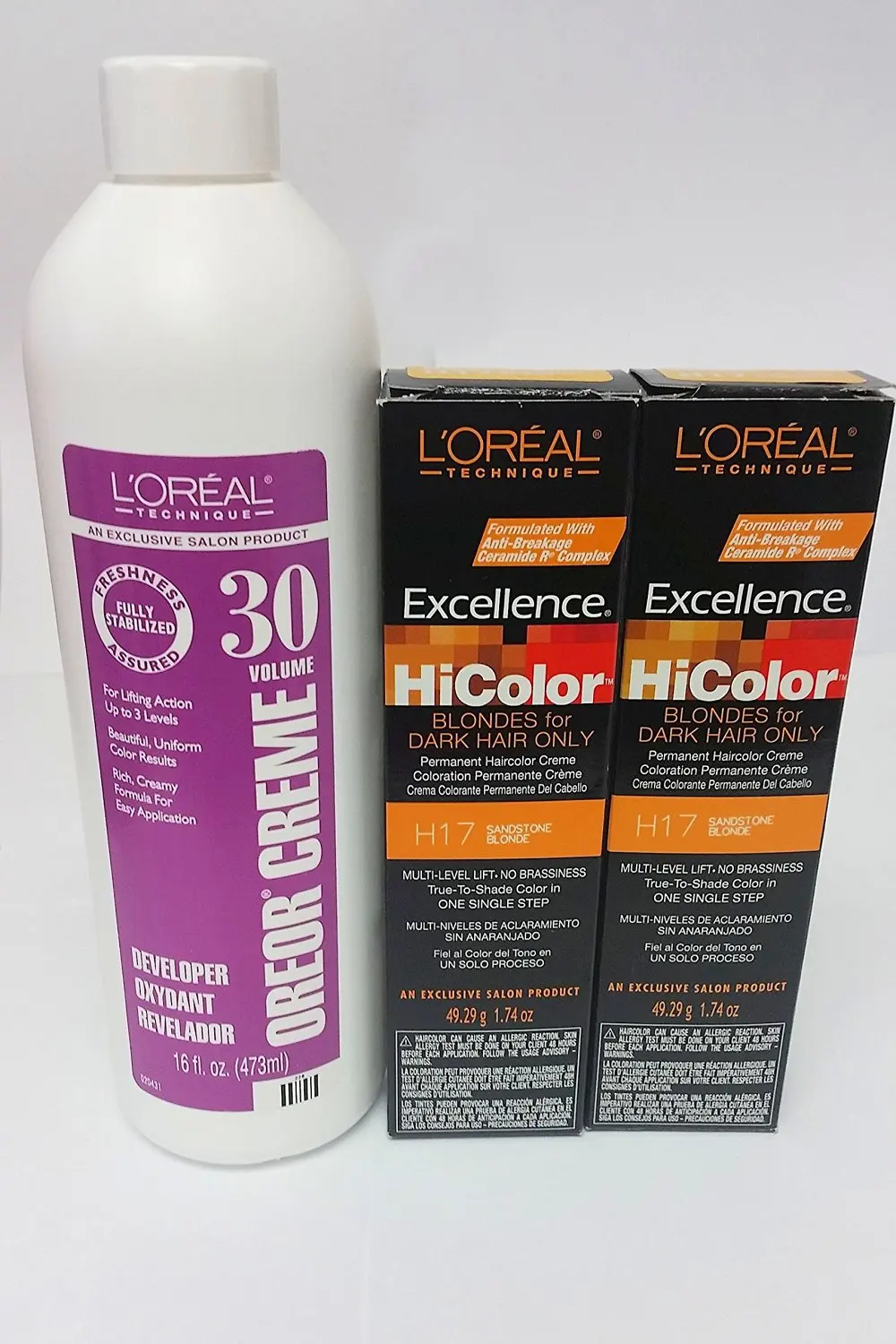 L'Oreal Excellence HiColor - H17 Sandstone Blonde 2-Pack with 16 oz. 