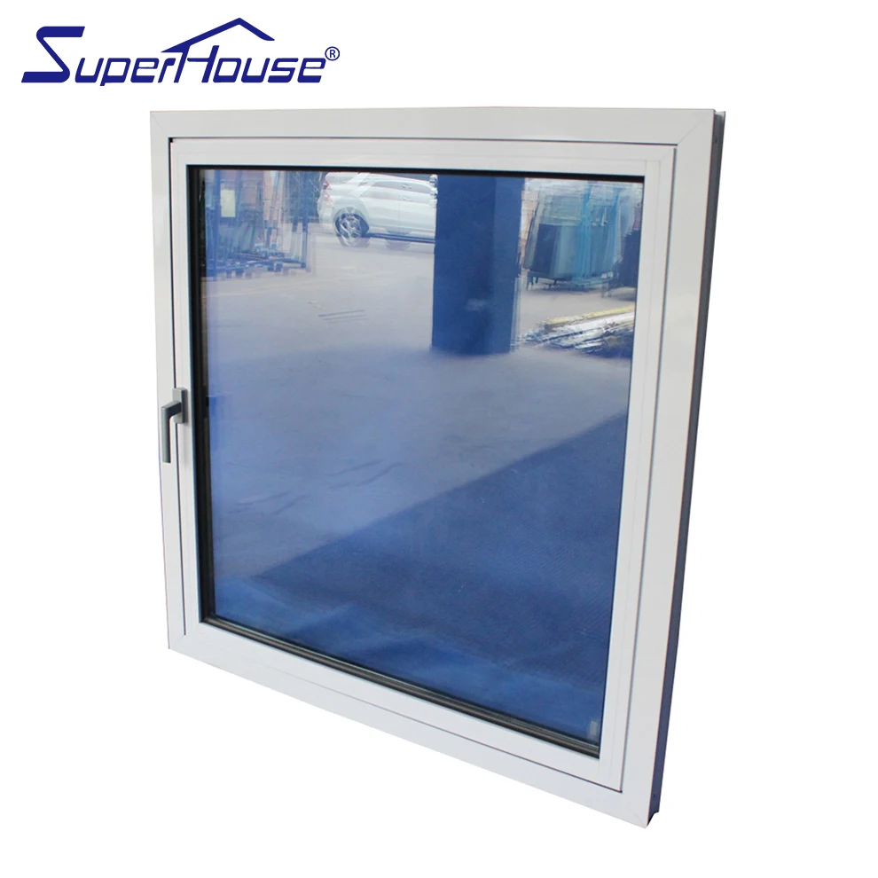 High quality aluminium casement window grill design single pane casement windows