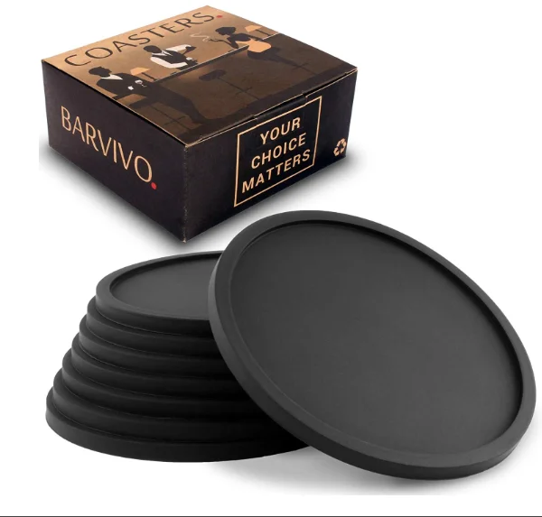 Usse Customized Silicone Rubber Coasters,Original Rubber Coasters