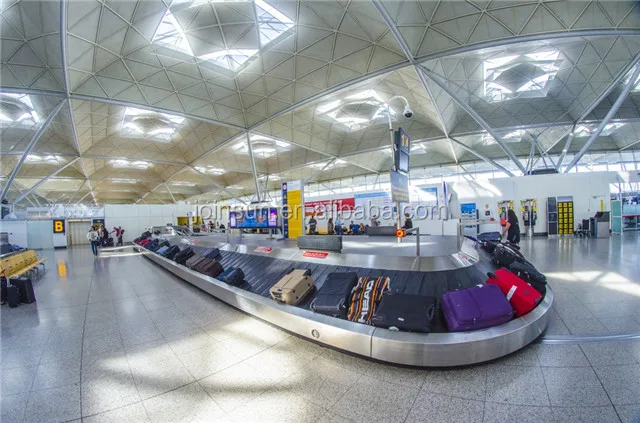 中国制造商行李转盘登机机场带式输送机