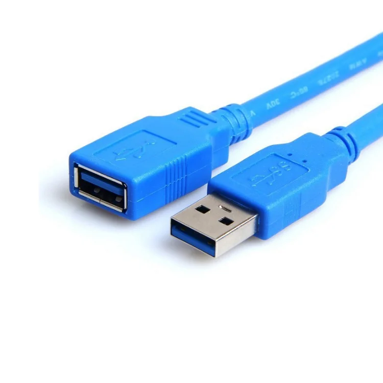 

USB 3.0 Type A Male to Female extender Data Transfer Hard Drive AM AF USB 3.0 Extension Cable, Blue