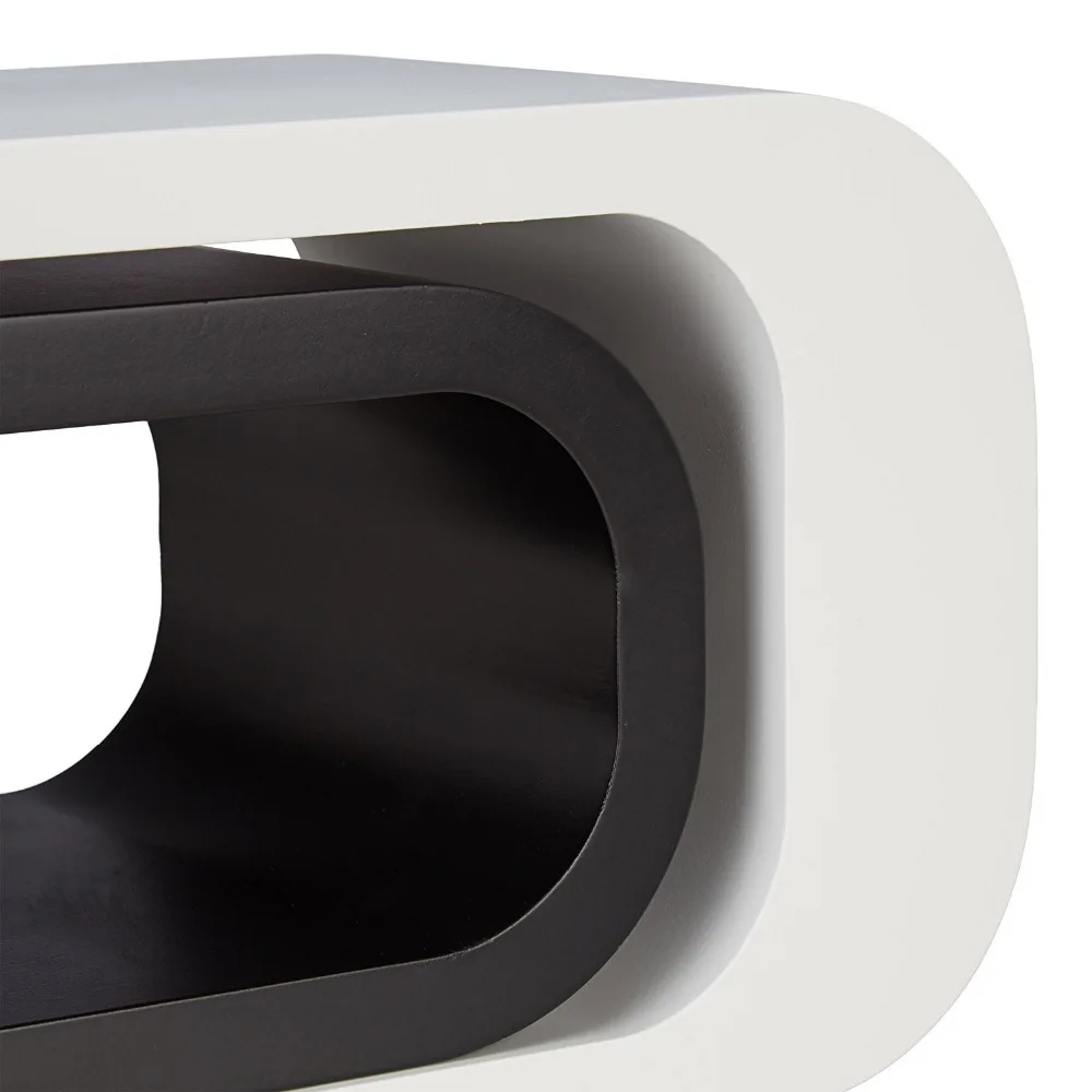 Home Decorative Goods Oval Shape Designer Wall Floating Shelf Oval