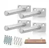 Welding cast angle iron corner floating shelf brackets