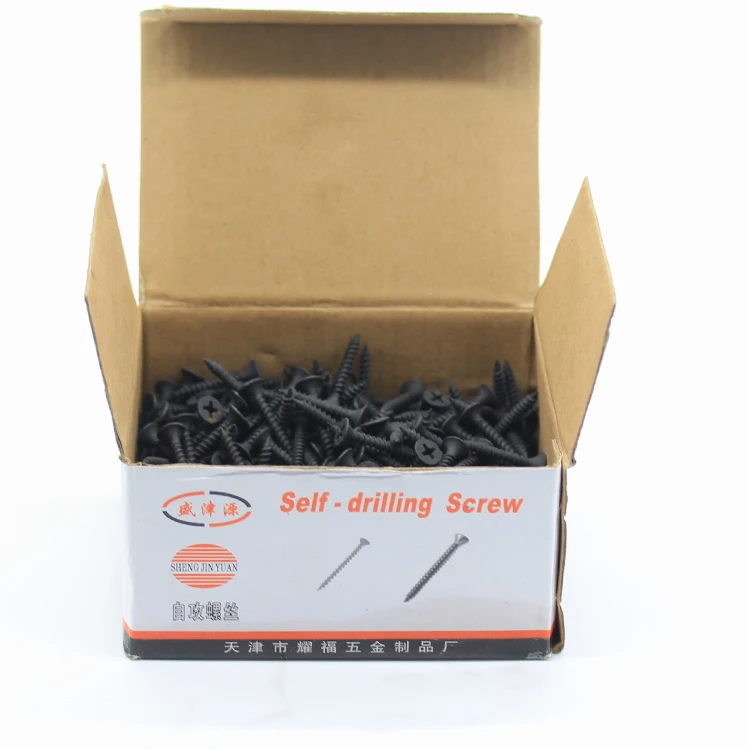 
drywall screw 3.5x25 black phosphate 3.5x25mm black drywall screw 