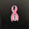 Sorority AKA sorority Greek Breast Cancer Awareness Pink Ribbon Pin Badge Enamel Pink Badge Pin Marker