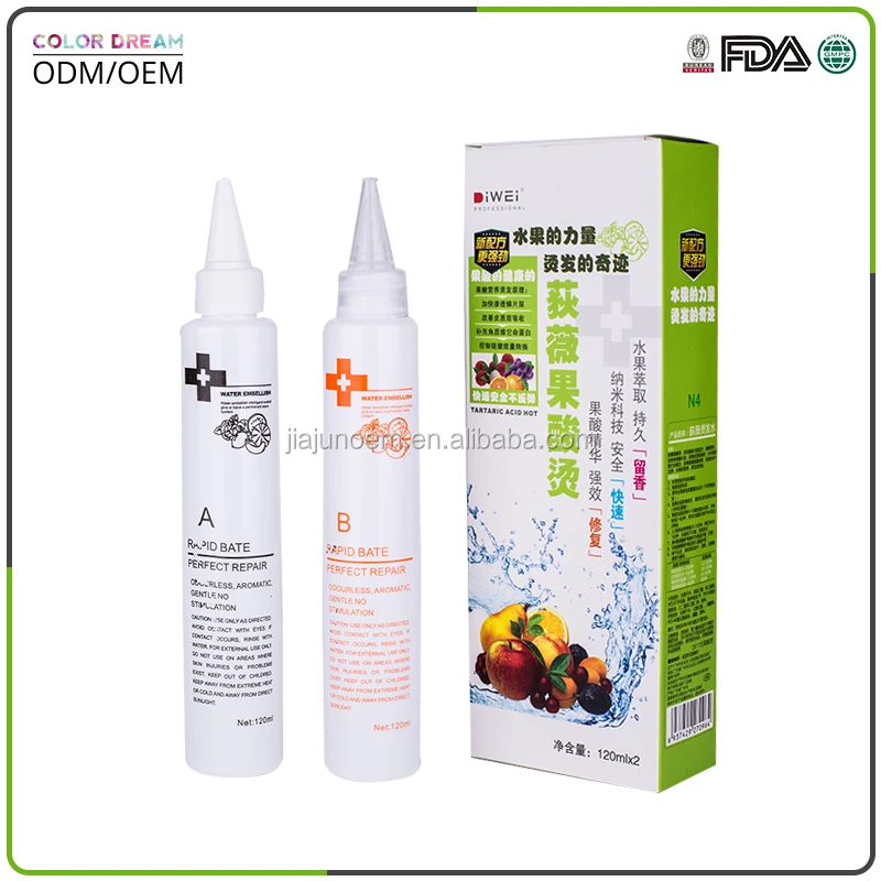 cold wave hair perm lotion fruit acid cold wave lotion