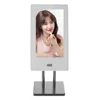 Ultra-wide mirror screen transparent LCD monitor digital signage photobooth kiosk Window system