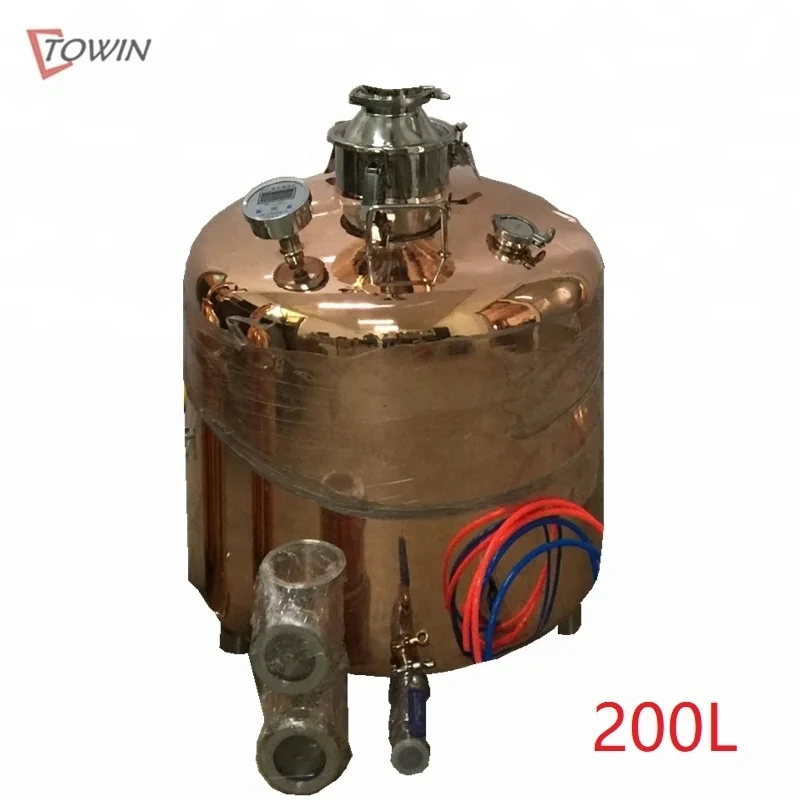 Hot Sale 200l Steam Jacket Stainless Steel Pot Still Boiler Buy