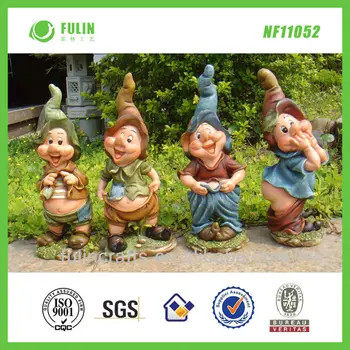 elf statues garden