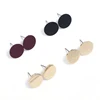 4 Pair/Set Geometric Gold Earrings Piercing Assorted Charms Multiple Stud Earring Set