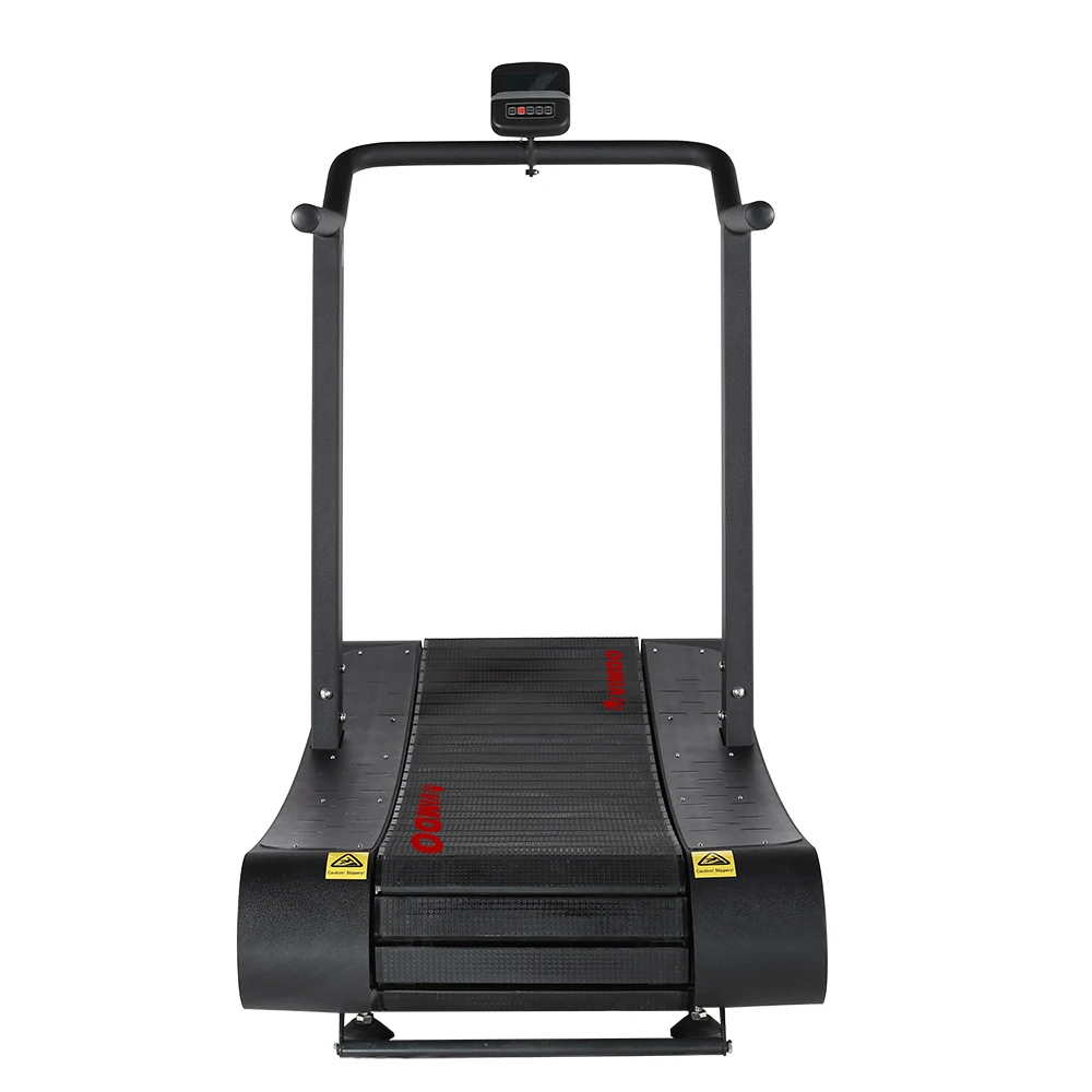 
Vimdo New 2020 VC02 Factory Directly Low Noise Self Generating Woodway Commercial Manual Curved Treadmill Machine for sale 