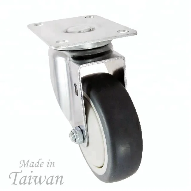 Cce Caster 4 Hard Rubber Swivel Caster Wheels 360 Degree Top Plate With Brake Buy 4 Inch Heavy Duty Furniture 608 Bantalan Kastor 100mm Heavy Duty Meja Roda Untuk Furniture Kursi Kantor