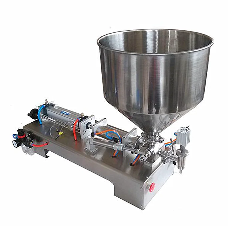 Tomato Sauce Filling Machine With Mixer Automatic Heating Sauce Filling