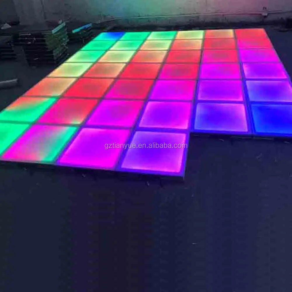 Танцпол с подсветкой. Светодиодных танцевальный пол. Multifunction Controller led Dance Floor.