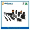 3pin, 6pin, 8 pin M8 fix screw panel mount plastic connector