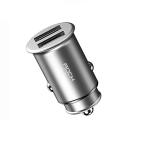Zinc Alloy Mini Dual USB 4.8A Fast Car Charger