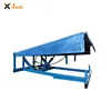 6-12ton electric hydraulic stationary fixed box truck container steel material unloading adjustable dock ramp for sale