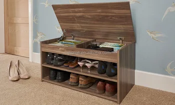 Wooden Shoe Cabinet Storage Shoe Bench With Lift Up Top Buy