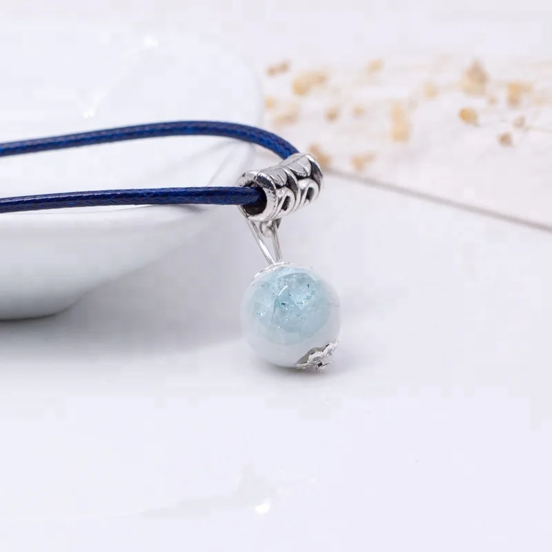 

Simple necklace designs round bead pendant necklace ceramic jewelry necklace