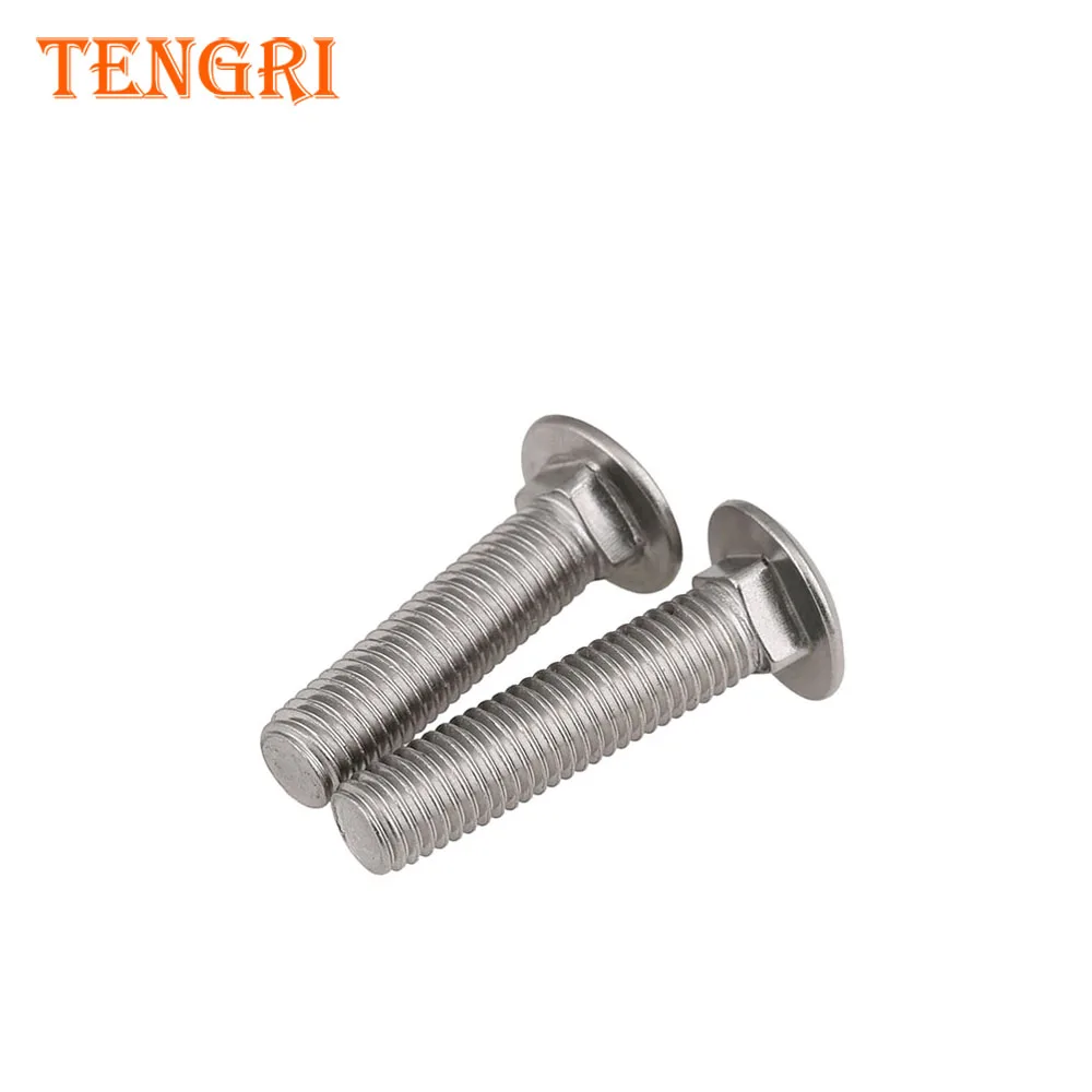 圆头方颈 ss304 din603 m6 * 12 蘑菇螺丝