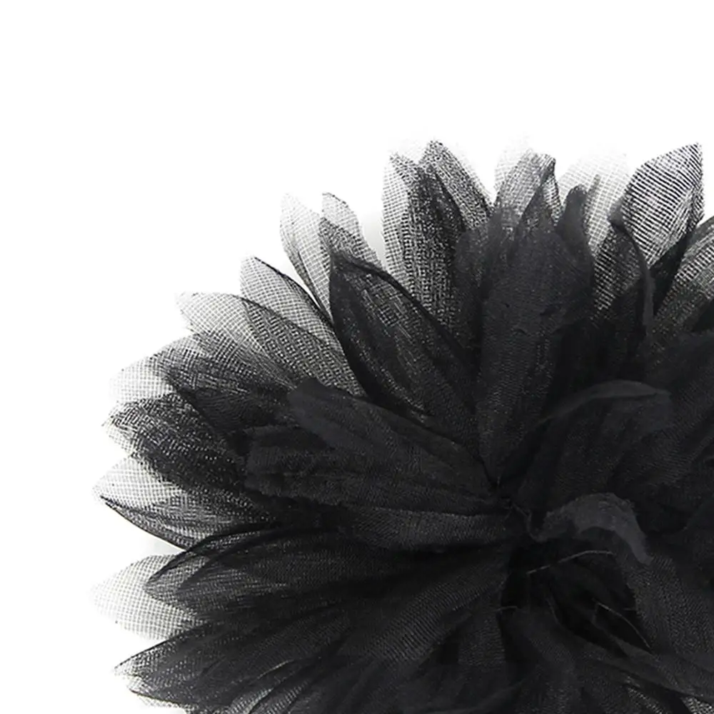 
Factory Price Keychain Patch Knitted Webbing flower handmade 