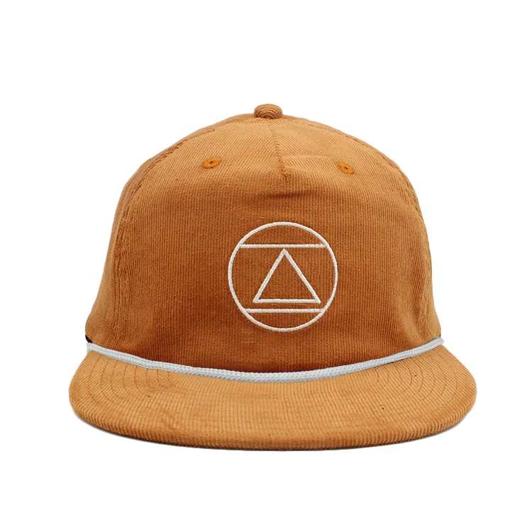 embroidered flat brim hats