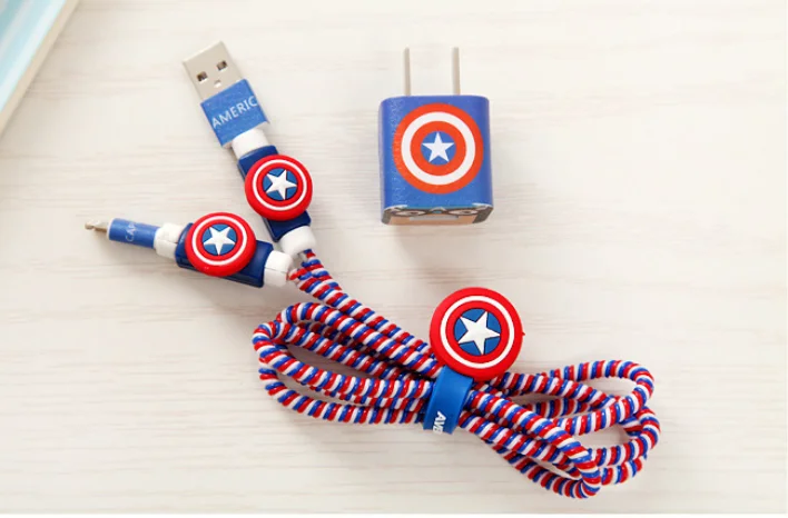with high quality charger cute cartoon coaxial protector usb cable - ANKUX.COM